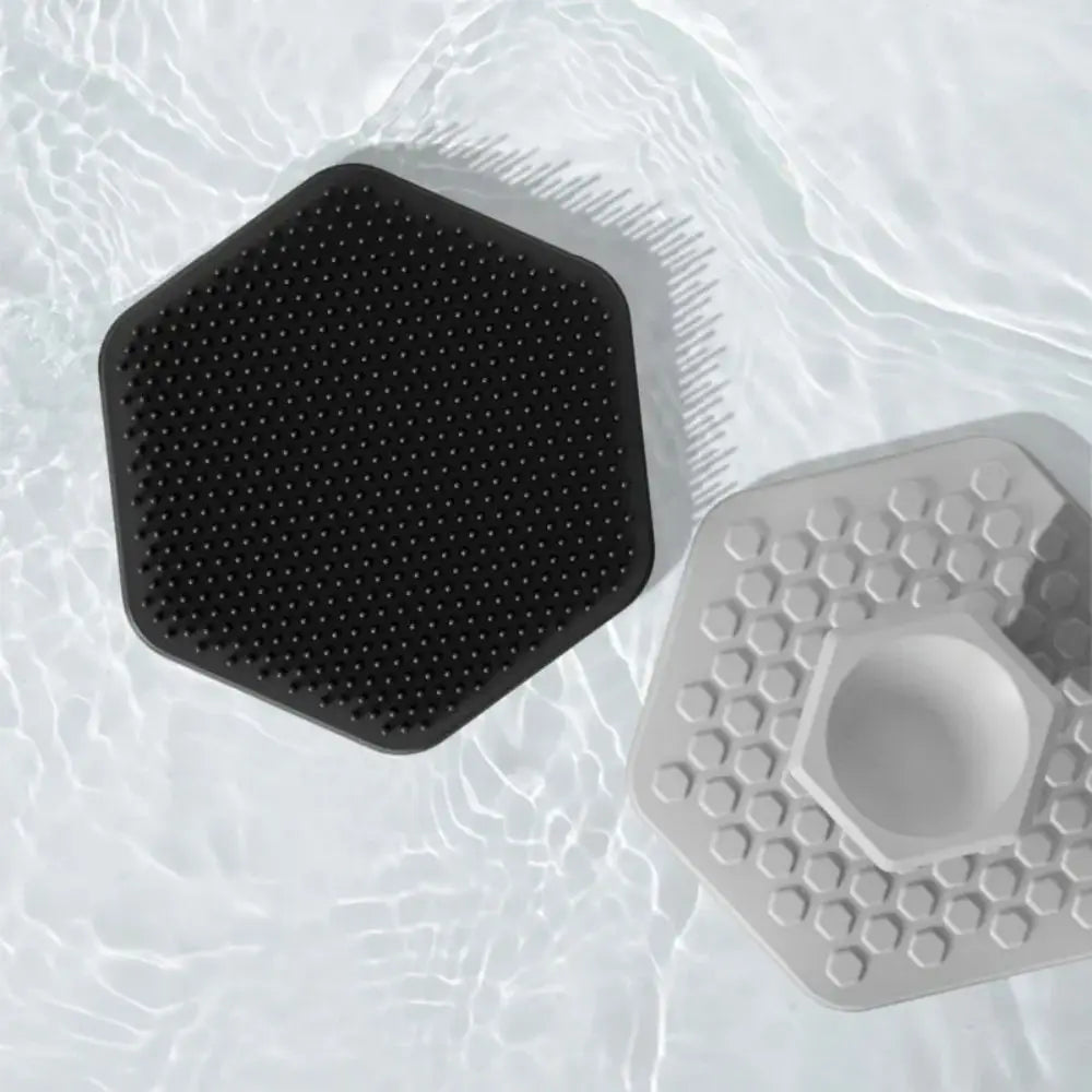 Facial Cleaning Brush Scrubber Silicone Miniature Face Deep Clean Shave Massage Face Scrub Brush Face Cleaner For Men