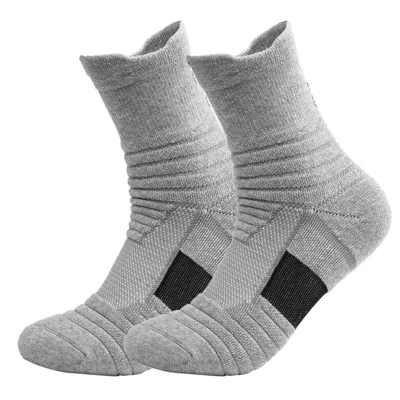 Men's Cotton Blend Crew Socks, 5 or 10 Pairs