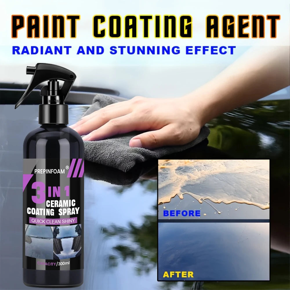 3 in 1 Car Ceramic Nano Coating Liquid Coatin Nano Crystal Hydrophobic Layer Polishing Paint Coating Agent Polish Nanos Coatings