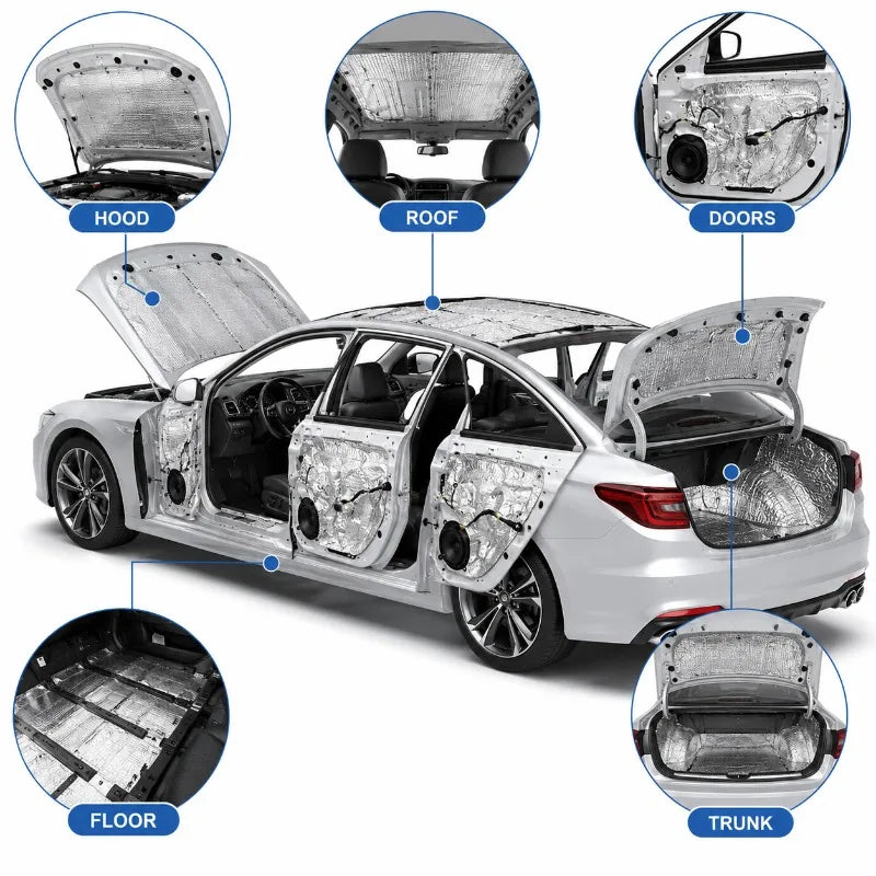 Car Sound Deadening Foil Foam Roll for Doors, Hood and Trunk - view 4