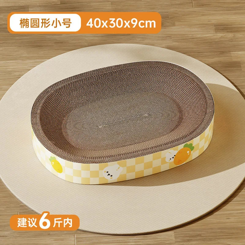 Round Cat Scratching Bed - Scratcher & Nap Spot in One – photo 10