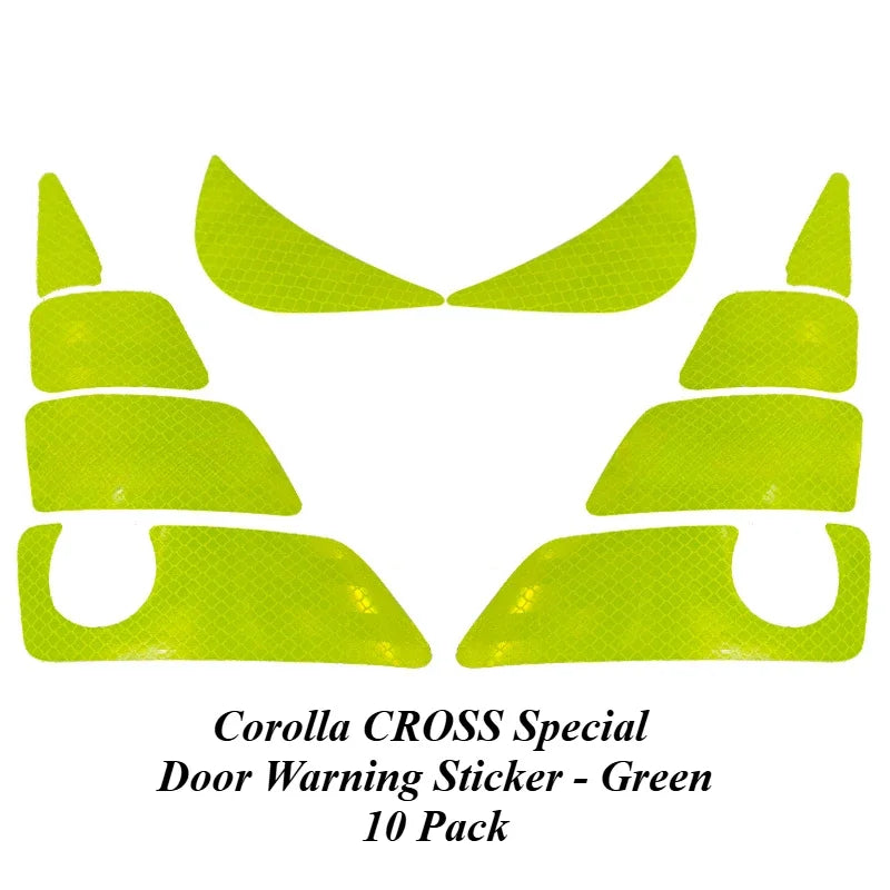 For Toyota Corolla CROSS door reflective warning sticker modification special body decoration sticker-Interior modification