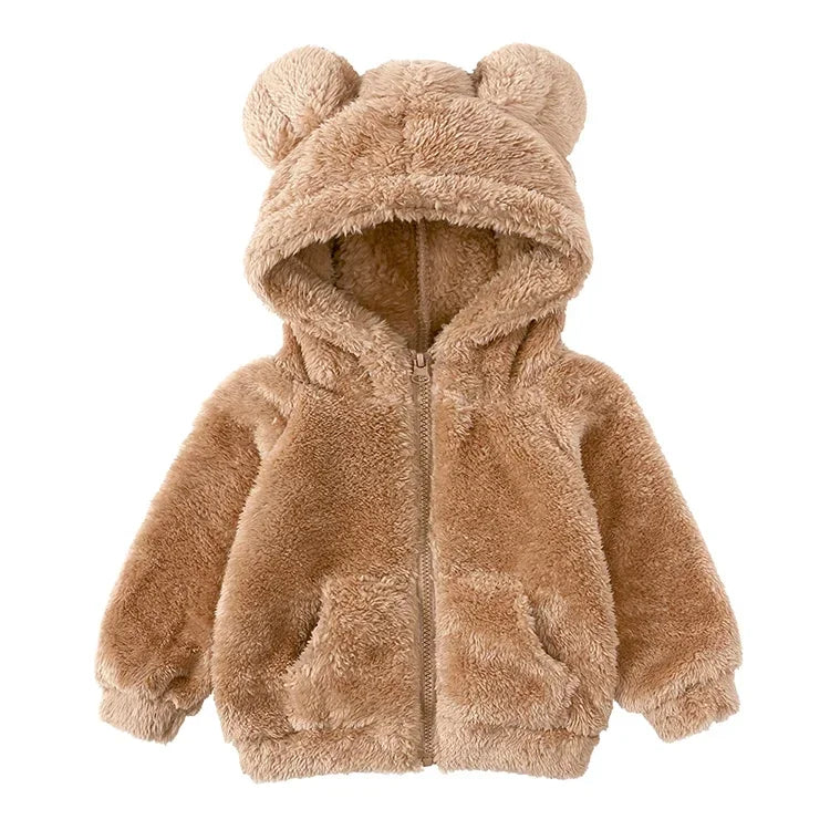 Girls Cartoon Hooded Winter Coat - Thick Warm Jacket, 1-6 Years - photo 7