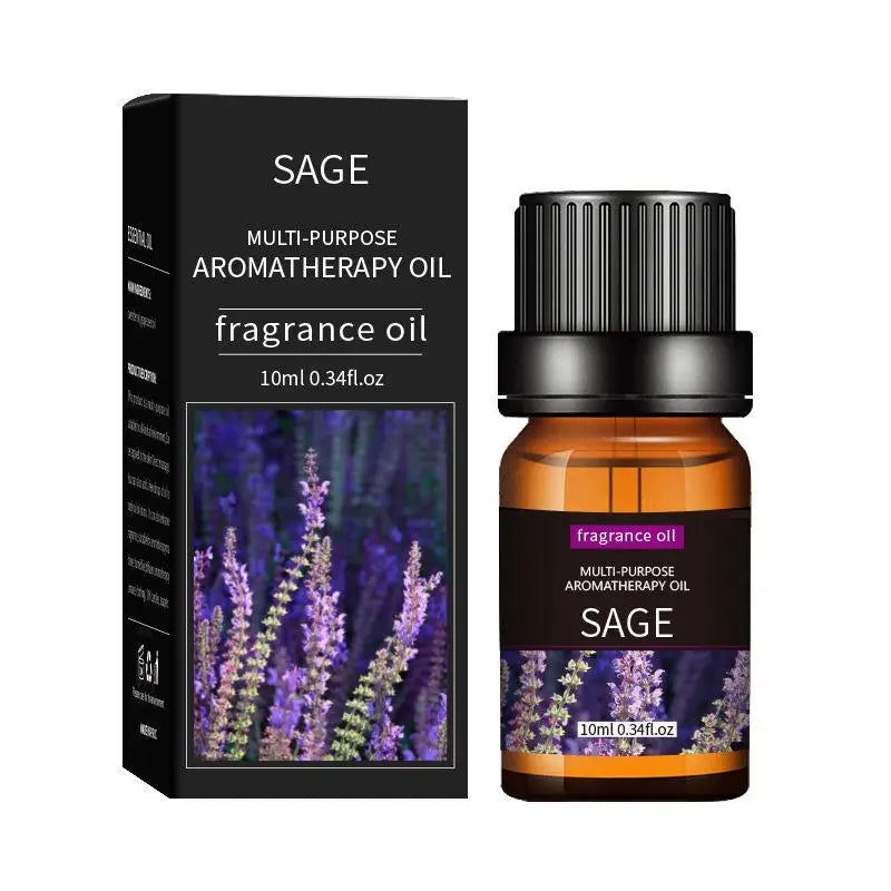 20Flavors 10ml Essential Oils For Aroma Diffuser Air Humidifier Lavender Rose Eucalyptus Sandalwood Air Freshening Aromatherapy