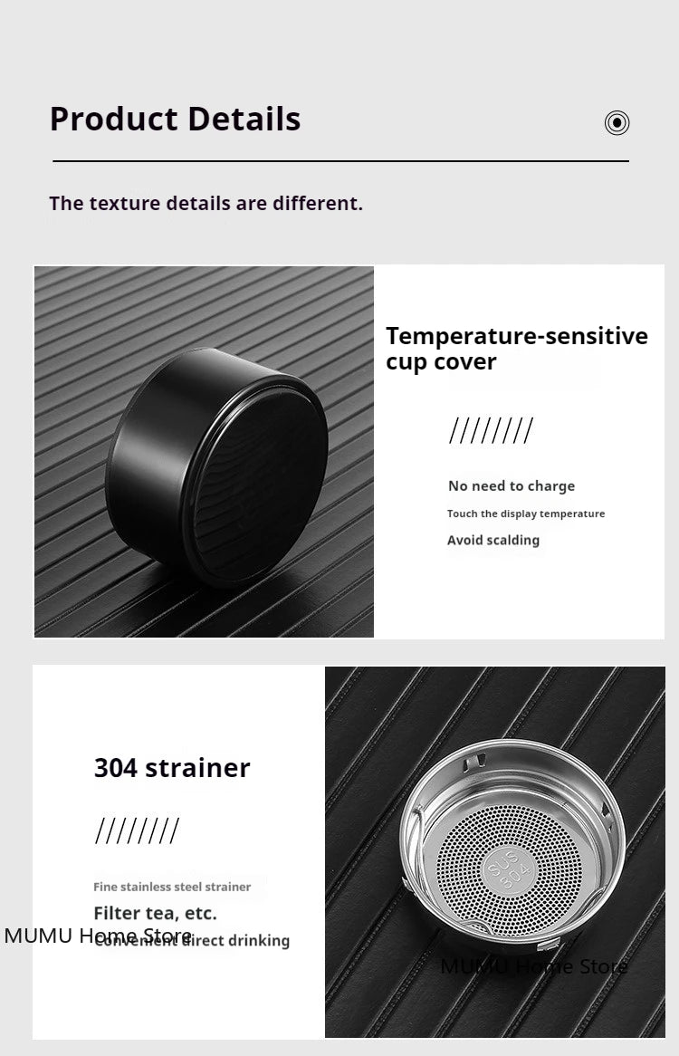 500ML Smart Thermos Bottle – LED Temperature Display Vacuum Flask | Insulated Sports Water Cup