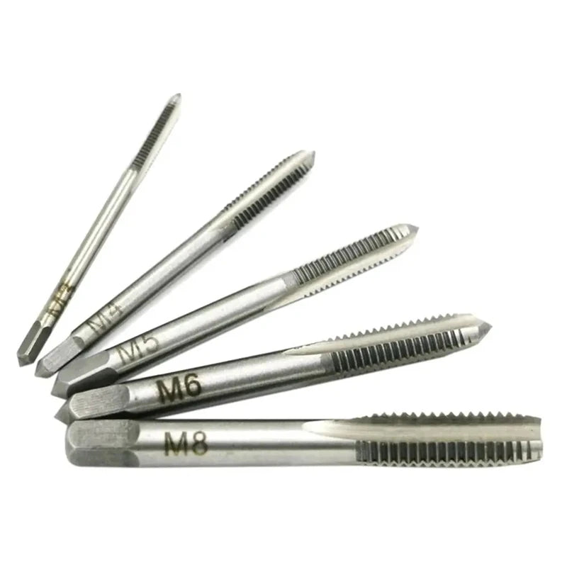 6 in 1 Ratchet T Tap Adjustable Holder Wrench With M3-M8 Screw Machine Hand Tool Thread Metric Plug T-shaped Tapping Tools