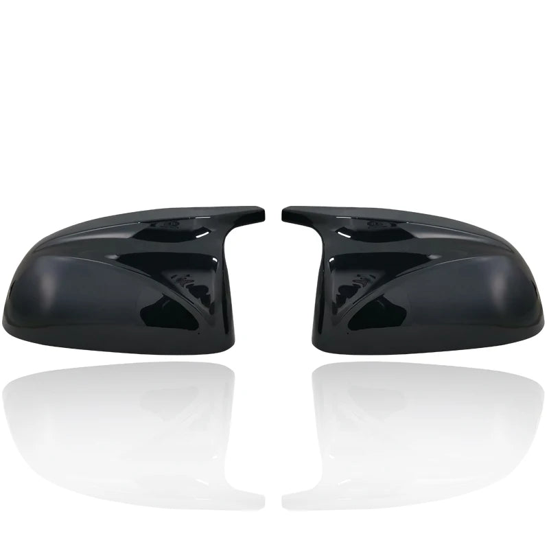 2Pcs Glossy Black carbon pattern Rear Side View Mirror Covers Shell Replacement For BMW X3 G01 ix3 X4 G02 X5 G05 X6 G06 X7 G07