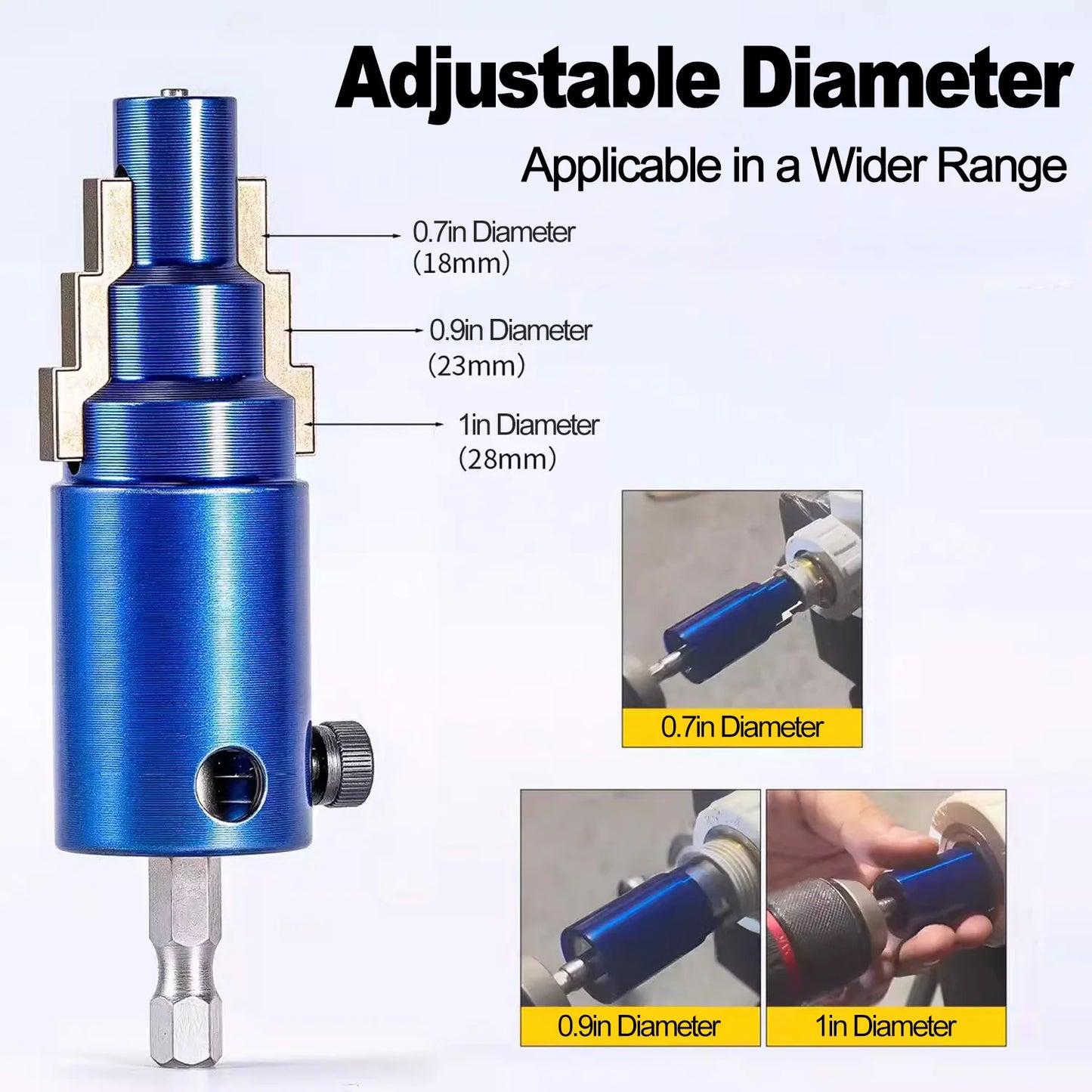 Faucet & Angle Valve Broken Thread Extractor — 4 and 6 Point Screw Removal Tool