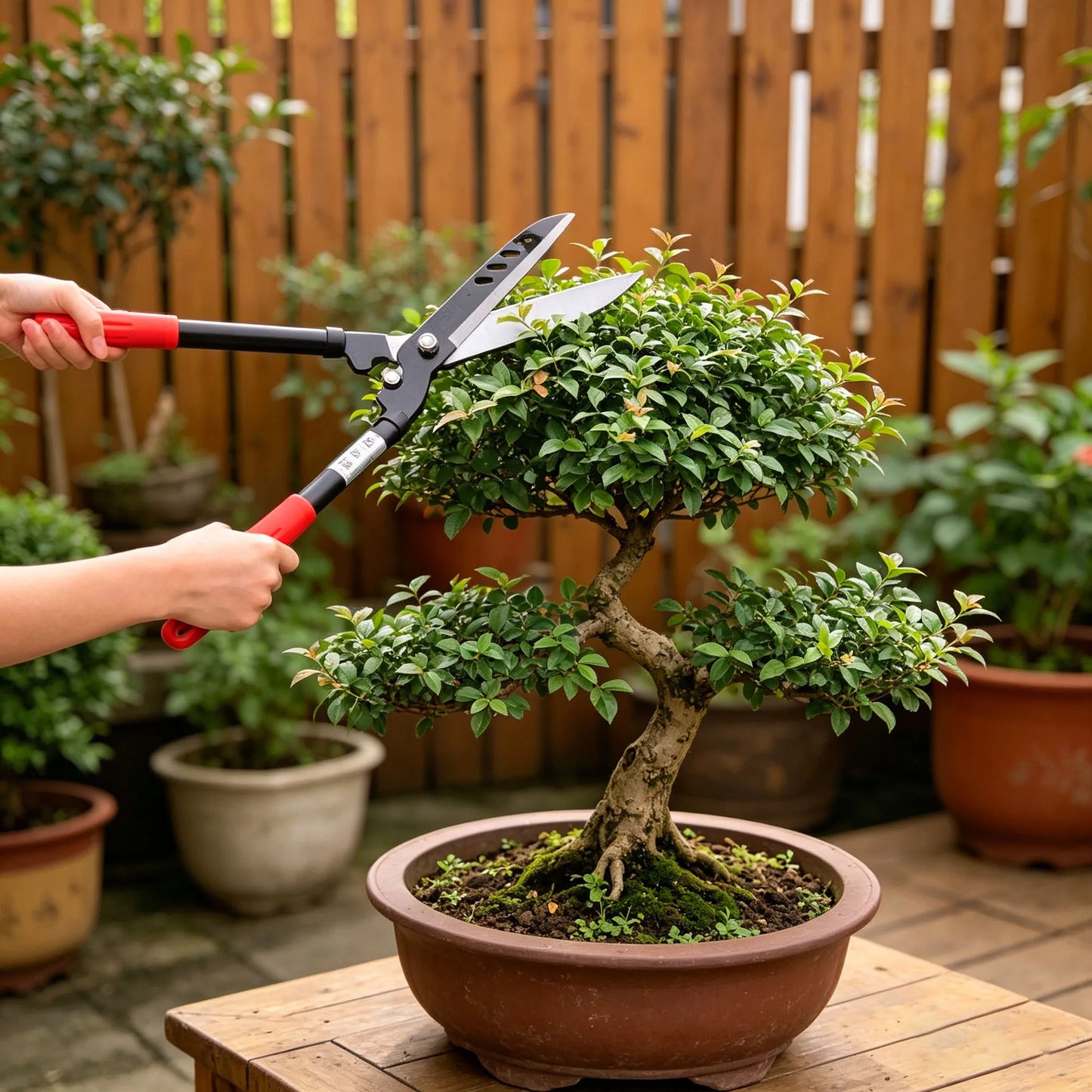 Professional Garden Hedge Lopper — Long-Reach Bypass Pruner