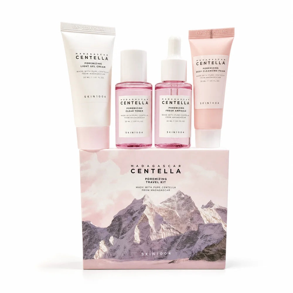 Centella Hyalu-Cica Travel Kit — 4pcs Toner, Serum & Cream Set