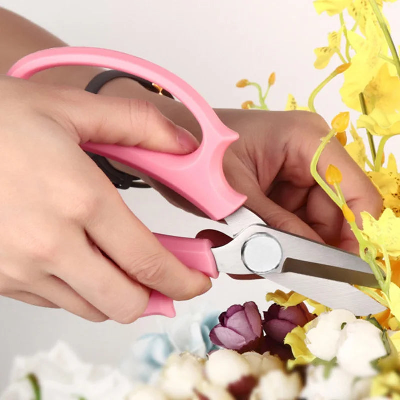 Professional Bonsai & Garden Scissors – PTFE Bypass Pruning Shears with Ergonomic Grip | Floral & Plant Pruner