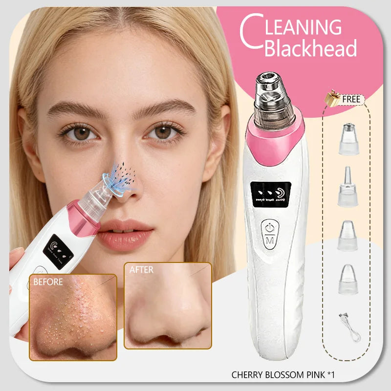 Electric Blackhead Remover Vacuum – Pore Cleaner & Acne Extractor | Facial Deep Cleaning Tool