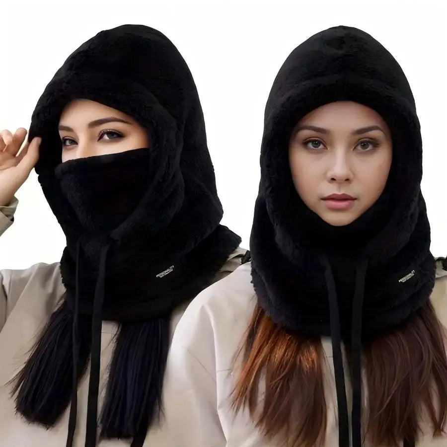 Fleece Balaclava Ski Hood, Windproof Face Cover