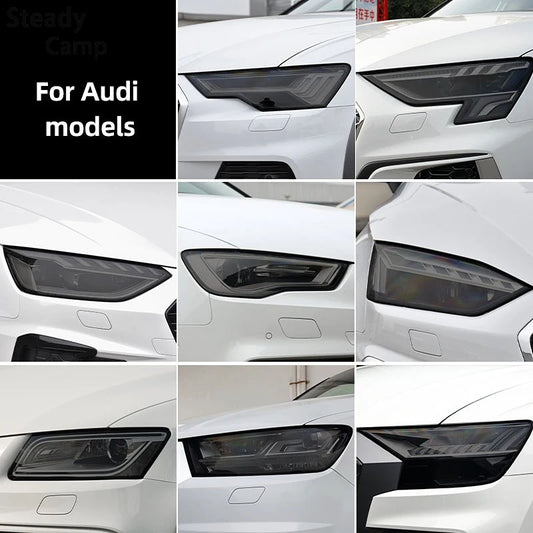 Self-Healing Smoked TPU Headlight Film (A3-A8, Q3-Q8, TT)