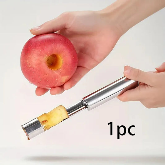 Multi-Fruit Corer, Stainless Steel for Apples, Pears, Oranges, with Hanging Hole, Easy Grip Handle, Professional Kitchen Tool