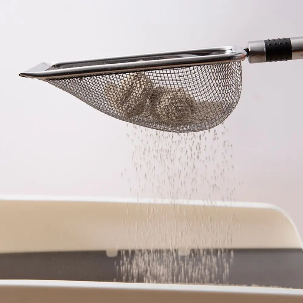 Aluminum Alloy Cat Litter Scoop - Durable Metal Handle – photo 4