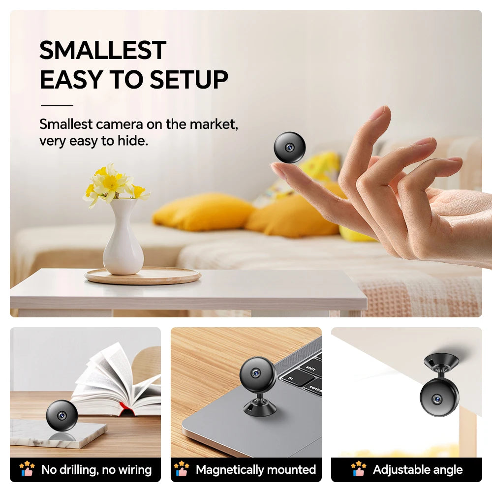 Wireless Home Security Camera — Night Vision, Easy Install