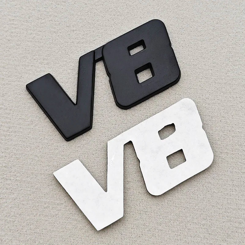 3D Metal Car Sticker Logo 4WD V6 V8 LIMITED Fender Side Badge Rear Trunk Emblem For Toyota LC150 LC200 4Runner Tundra Accessorie