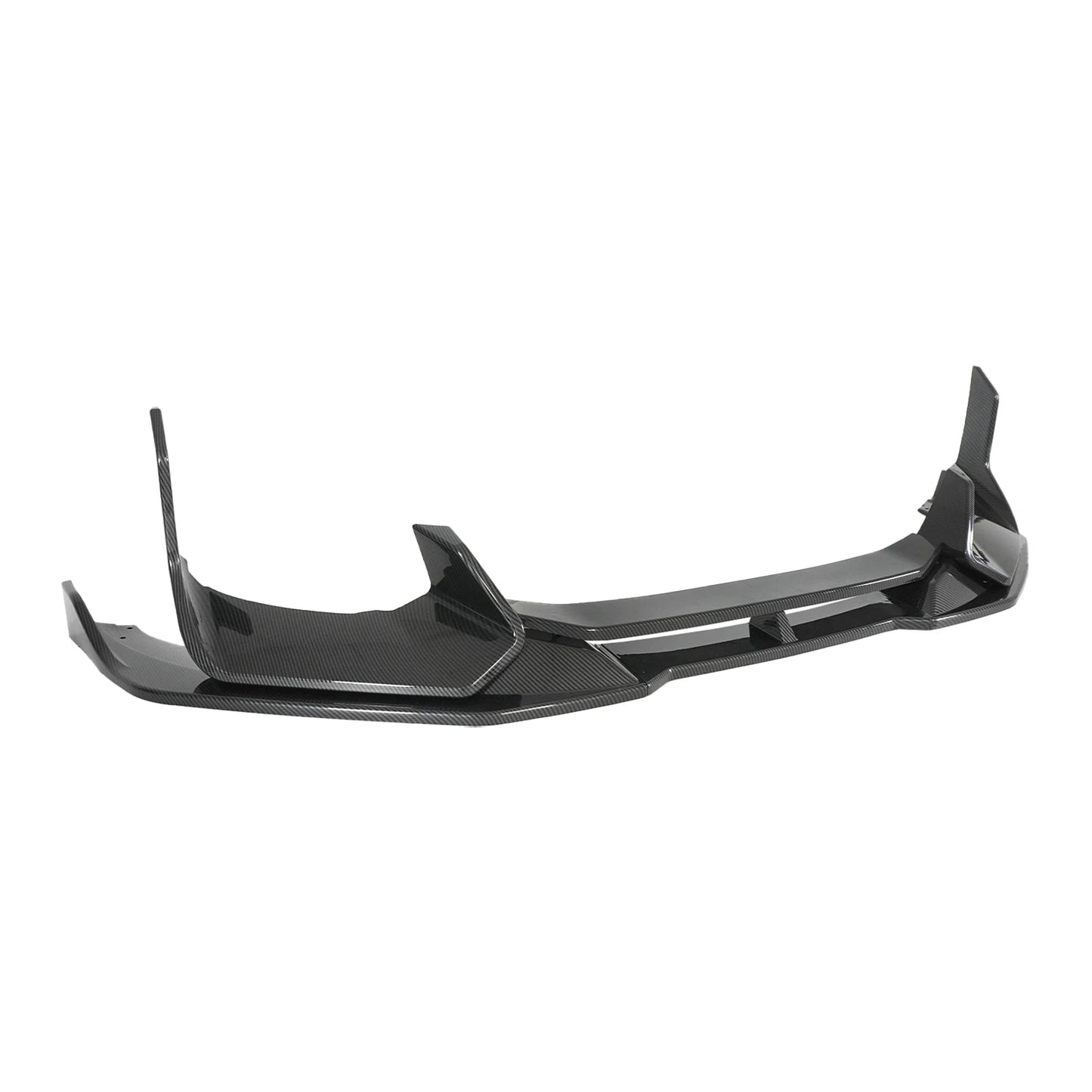 For Kia Stinger 2026-2026 A Set Of Front Bumper Lip Ad Style Car Accessories Carbon Fiber Painted Glossy Black Body Kit