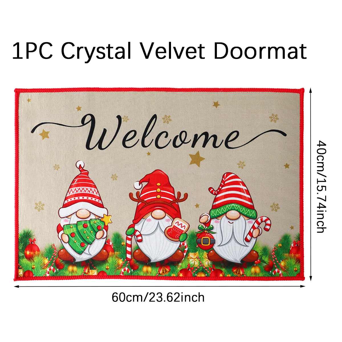 Christmas Door Mat Santa Claus Outdoor Carpet Merry Christmas Decorations For Home 2026 Navidad Xmas Ornament New Year 2026
