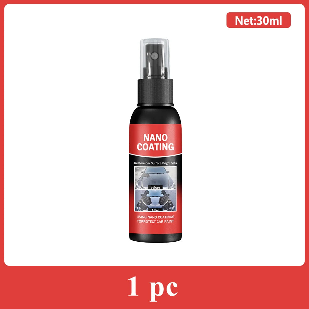 Graphene Nano Ceramic Car Coating Kit - Universal Professional Car Beauty, High Gloss Car Paint Protection, Long-Lasting Gloss