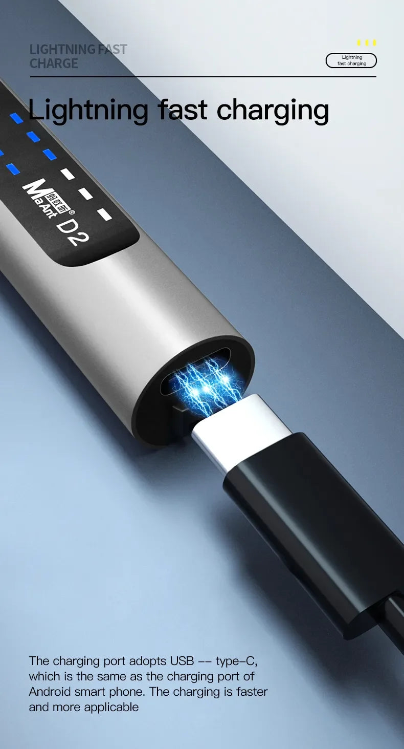 MaAnt D1 D2 Electric Grinding Pen Intelligent Charging Engraving Pen Phone CPU IC Polishing Lattice Cutting Tool  OCA  Remover
