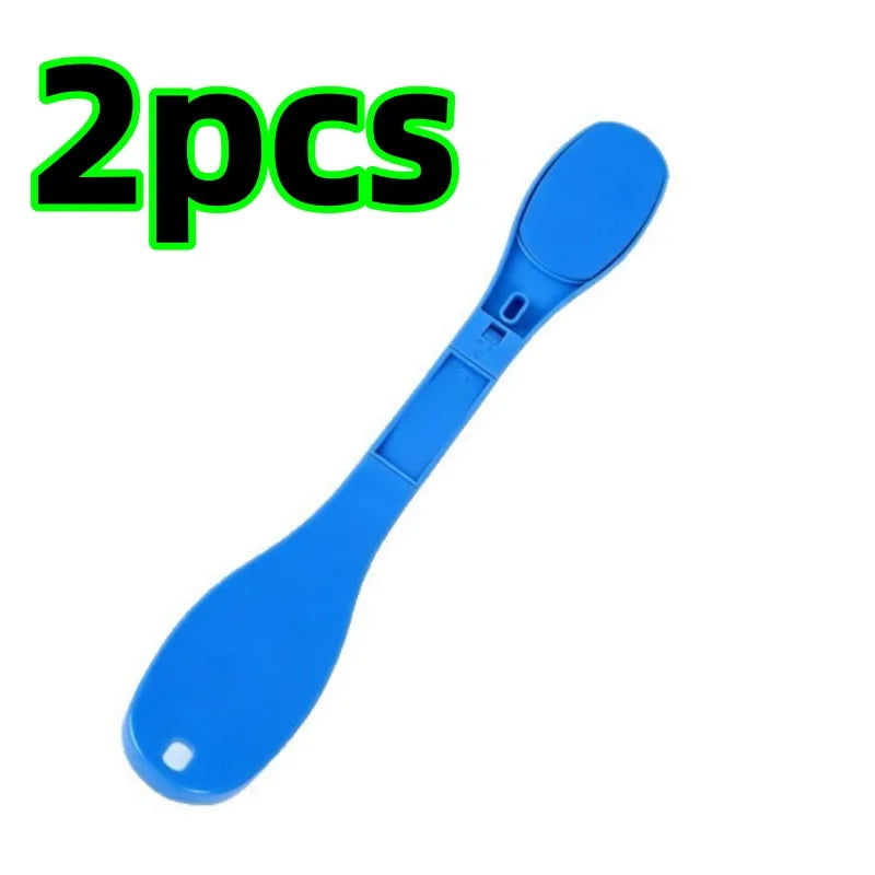 2/1 piece set of long-handled back body lotion applicator brush with detachable storage design, convenient for independently applying body lotion, tanning oil, and external ointments, a practical skincare tool suitable