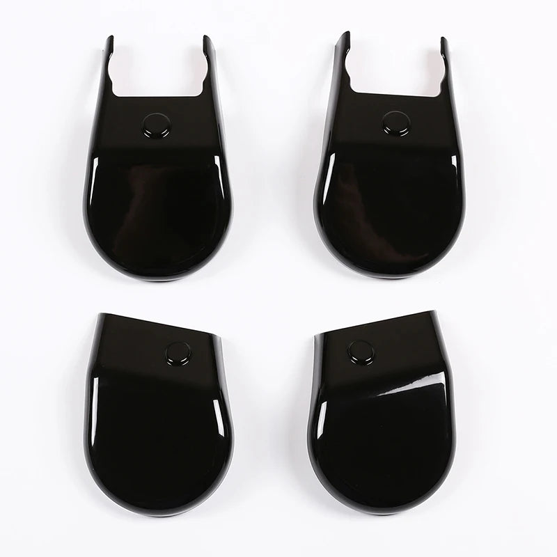 ABS Glossy Black Car Seat Foot Screw Protection Cap Decoration Cover Trim Fit For Toyota Hilux 2015-2022 Interior Accessories