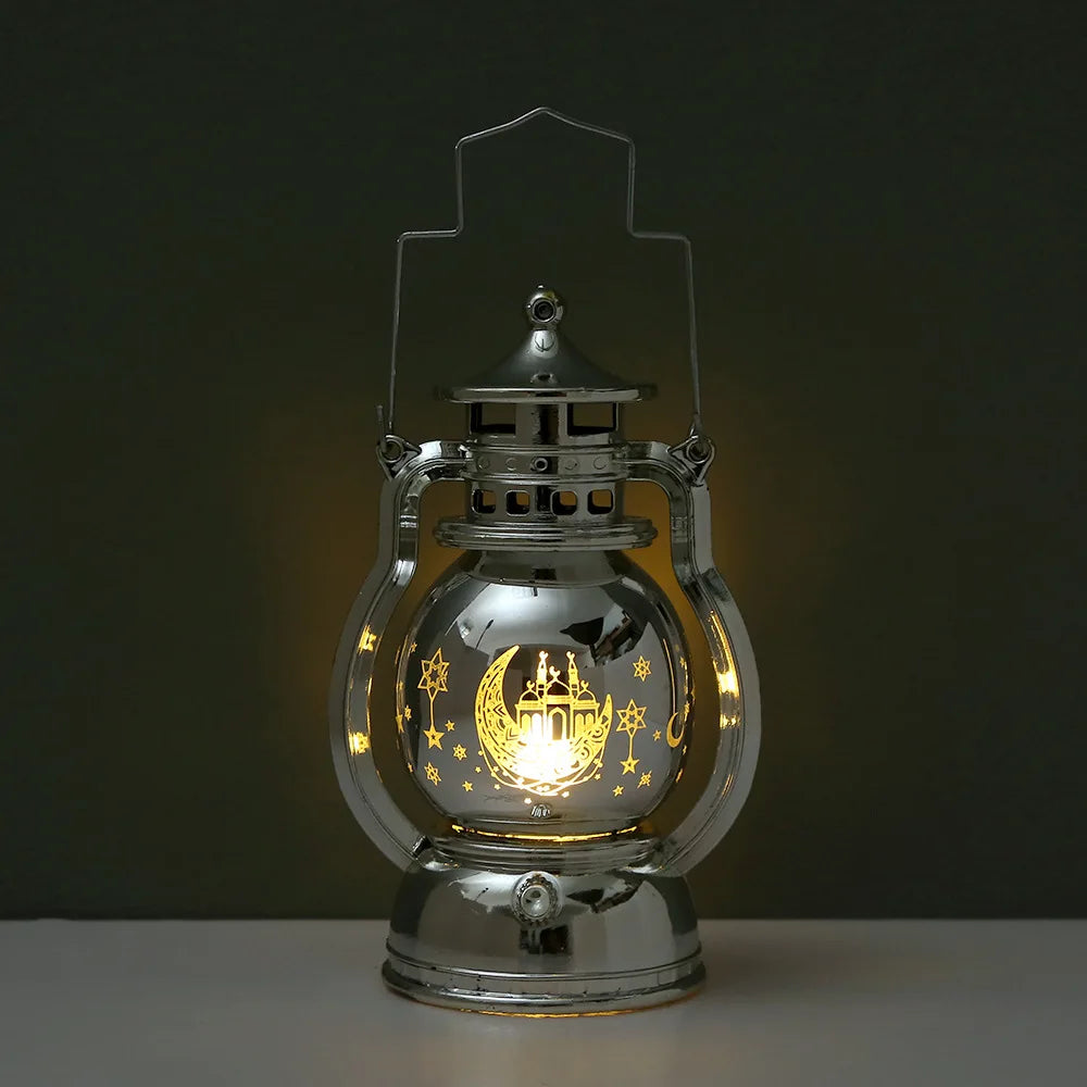 Eid Mubarak LED Lantern Light Ramadan kareem Decorations for home 2026 Islamic Muslim Party Decor Ramadan Mubarak EID Al Adha