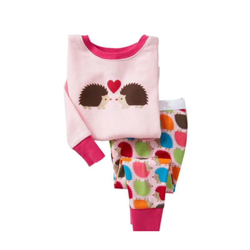 Kids Animal Embroidered Pajama Set - Soft Two-Piece Sleepwear - photo 25