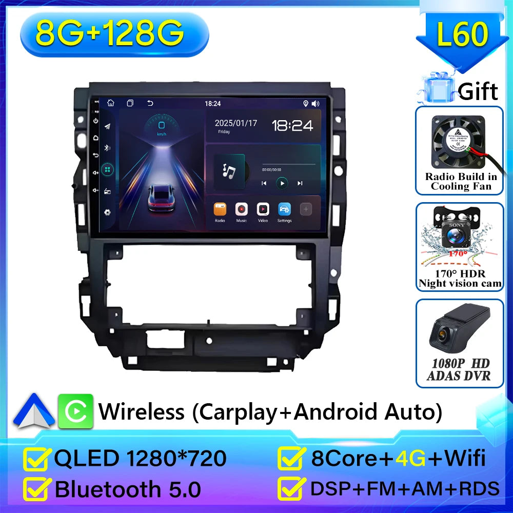 Android 16 For Volkswagen Golf 4 Mk4 Jetta 2004 - 2008 Car Radio Carplay Multimedia Player GPS Navigation Wifi Video Stereo 2din