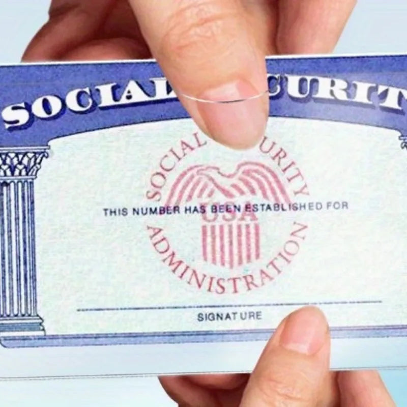 Social Security Card Holder – PVC Material, Waterproof, Durable, Scratch Protection, Portable