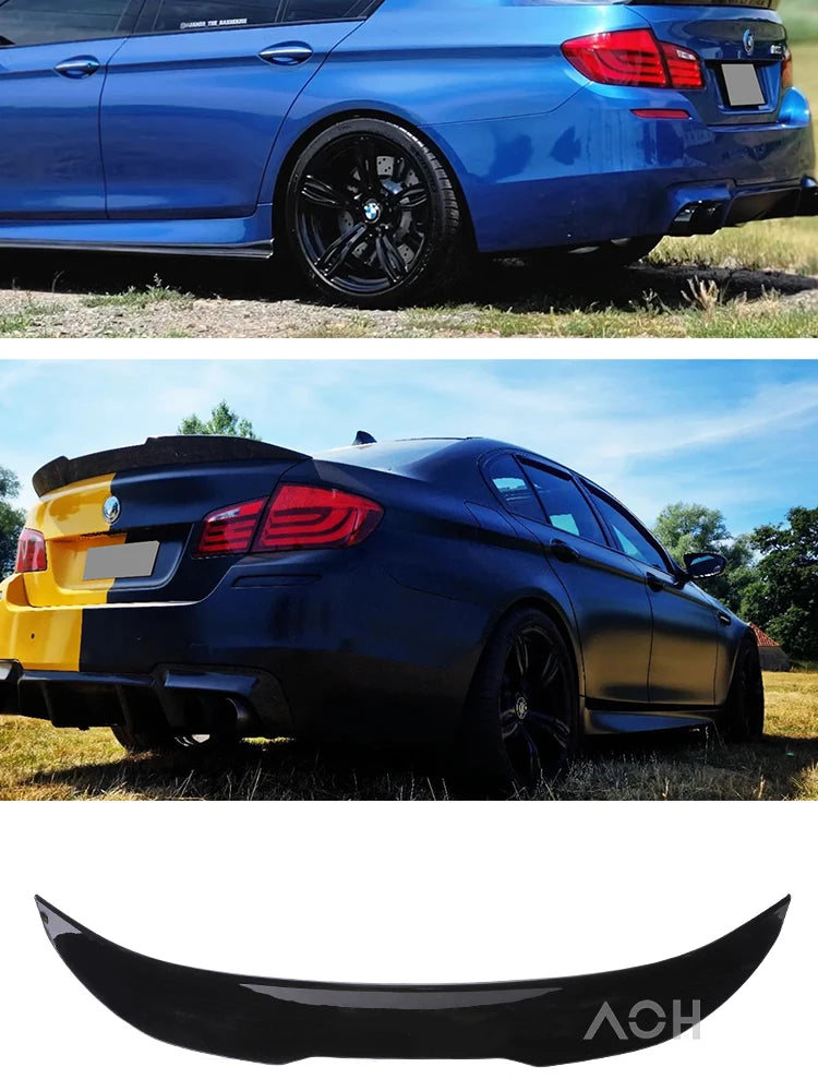 Rear Bumper Trunk Spoiler Lip Roof Carbon Boot Spoiler Wing M5 MP M4 PSM For BMW 5 Series F10 2026-2026 Car Accessories