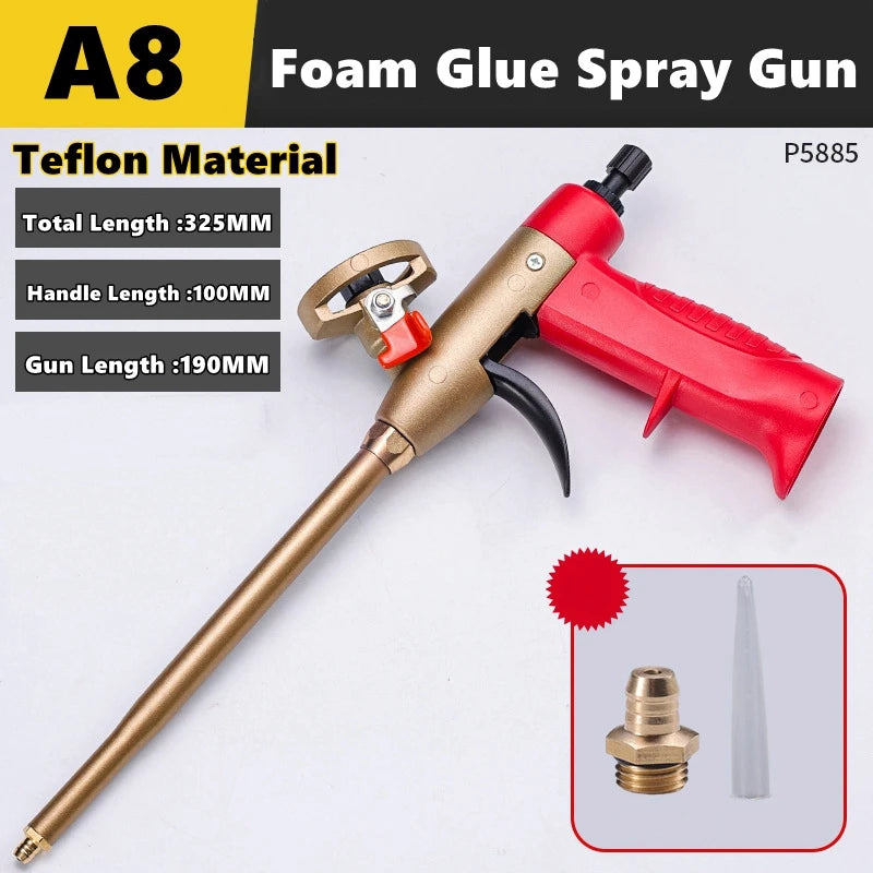 Foam Glue Spray Gun PU Spray Foam Gun Sealant Application Gun Spray Insulation Expanding Foam Gun Applicator Caulking Tool