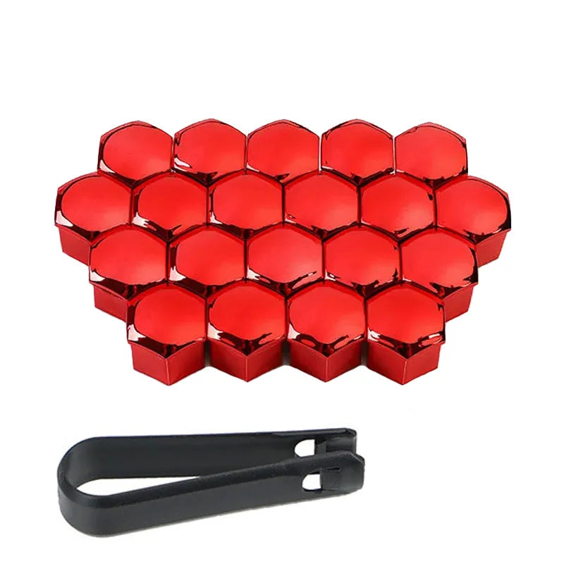 20 Pc Car Wheel Nut Caps 17/19/21mm, Anti-Rust Bolt Covers
