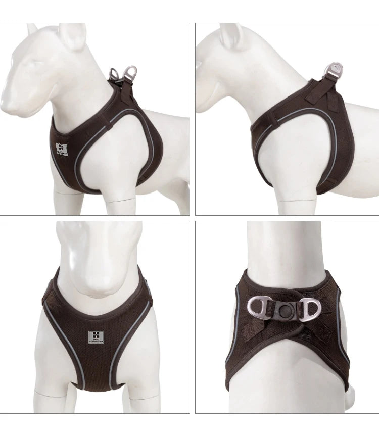 Dog Harness Leash Set for Small Medium Dog Adjustable Reflective Puppy Cat Harness Pet Vest Chihuahua Dachshund Outdoor Walking