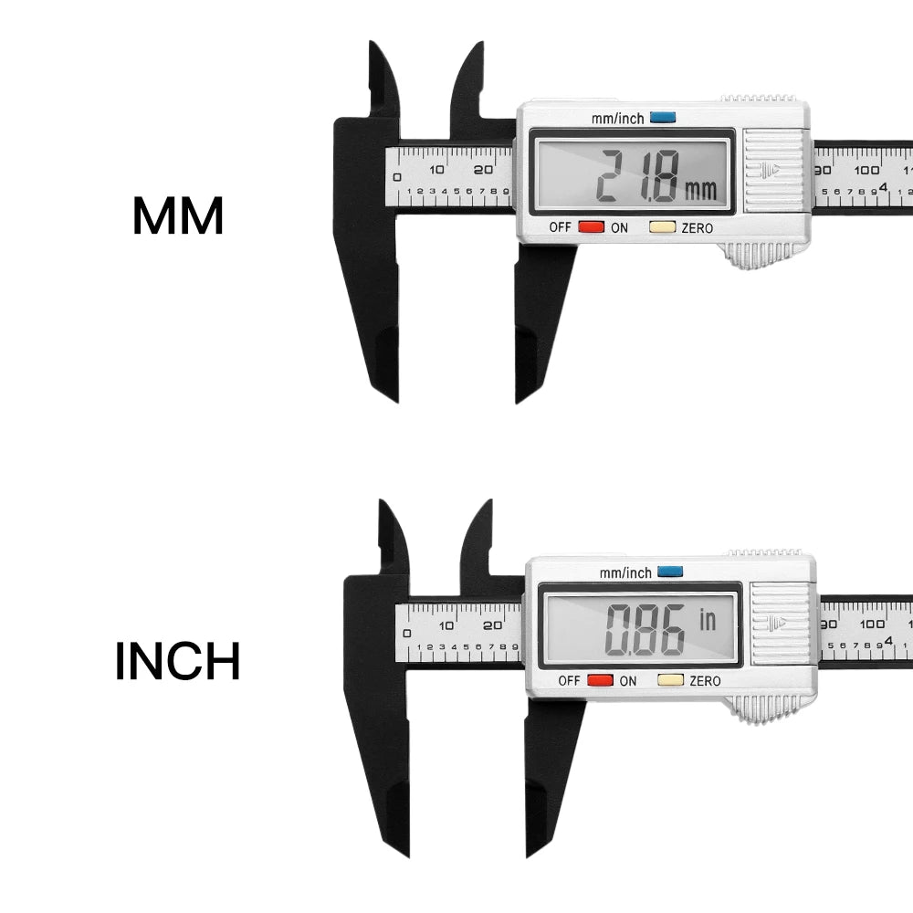 150mm Electronic Digital Caliper 100mm  0.1mm Measuring Tool Vernier Micrometer Measuring Tool Depth Gauge Instrument Pachometer