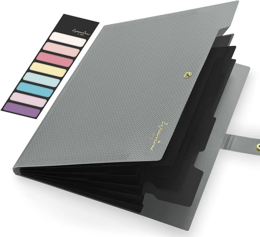 A4 Expanding File Folder - 5-Pocket Document Organizer