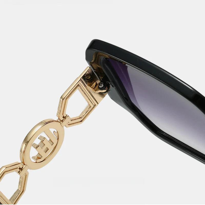 Large Cat Eye Sunglasses for Women — Cut-Out Frame, UV400