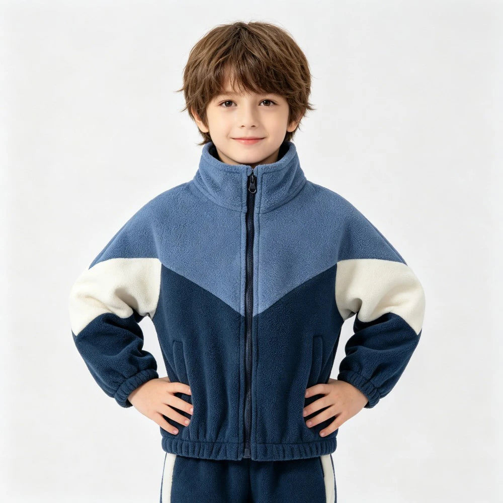 Boys Polar Fleece Zip Jacket - Thick Warm Coat, 1-7 Years - photo 2