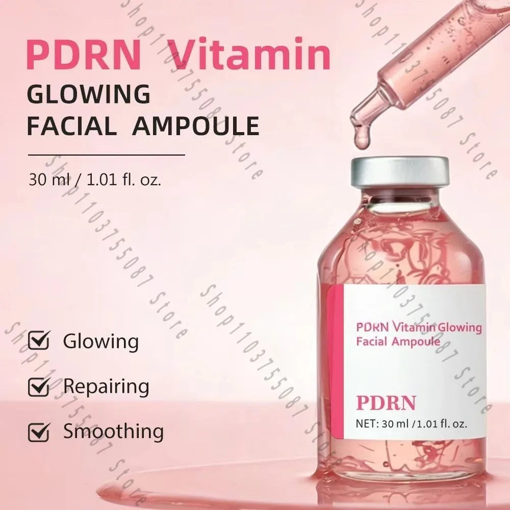 HF703 30ml Soothing Facial Ampoule Serum, Vitamin Hydrating Anti-Wrinkle Essence Restore Elasticity for Dry Aging Skin