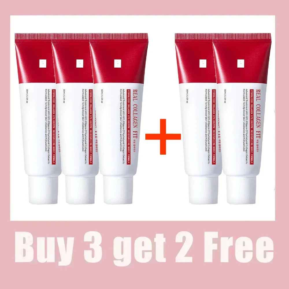 Real Collagen Fit, Collagen Wrapping Mask, Collagen 670,000ppm, Peel Off Facial Mask for elasticity, Hydrating, Glow, Glass Skin. Women