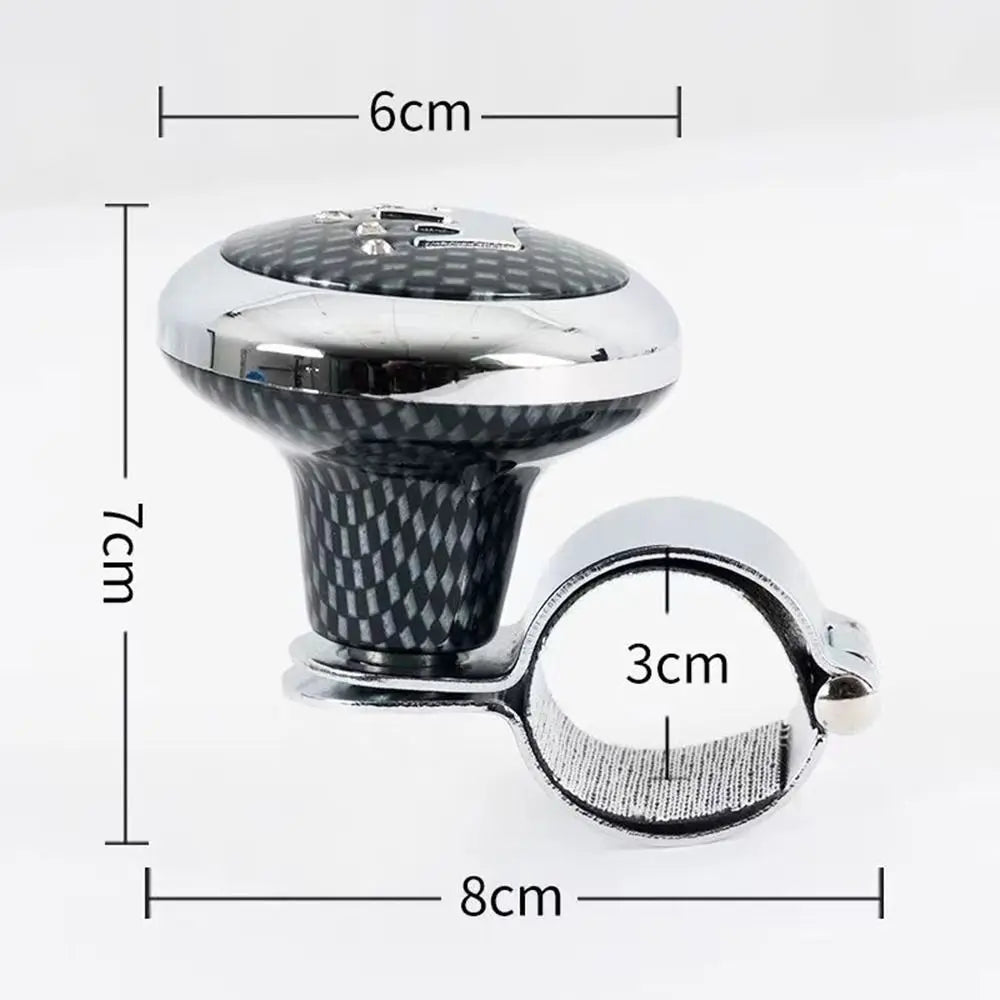 Steering Wheel Spinner Knob, 360° Rotation Anti-Slip Ball