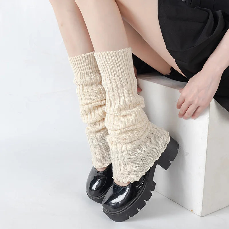 Women's Crochet Knit Leg Warmers, Boot Cuffs