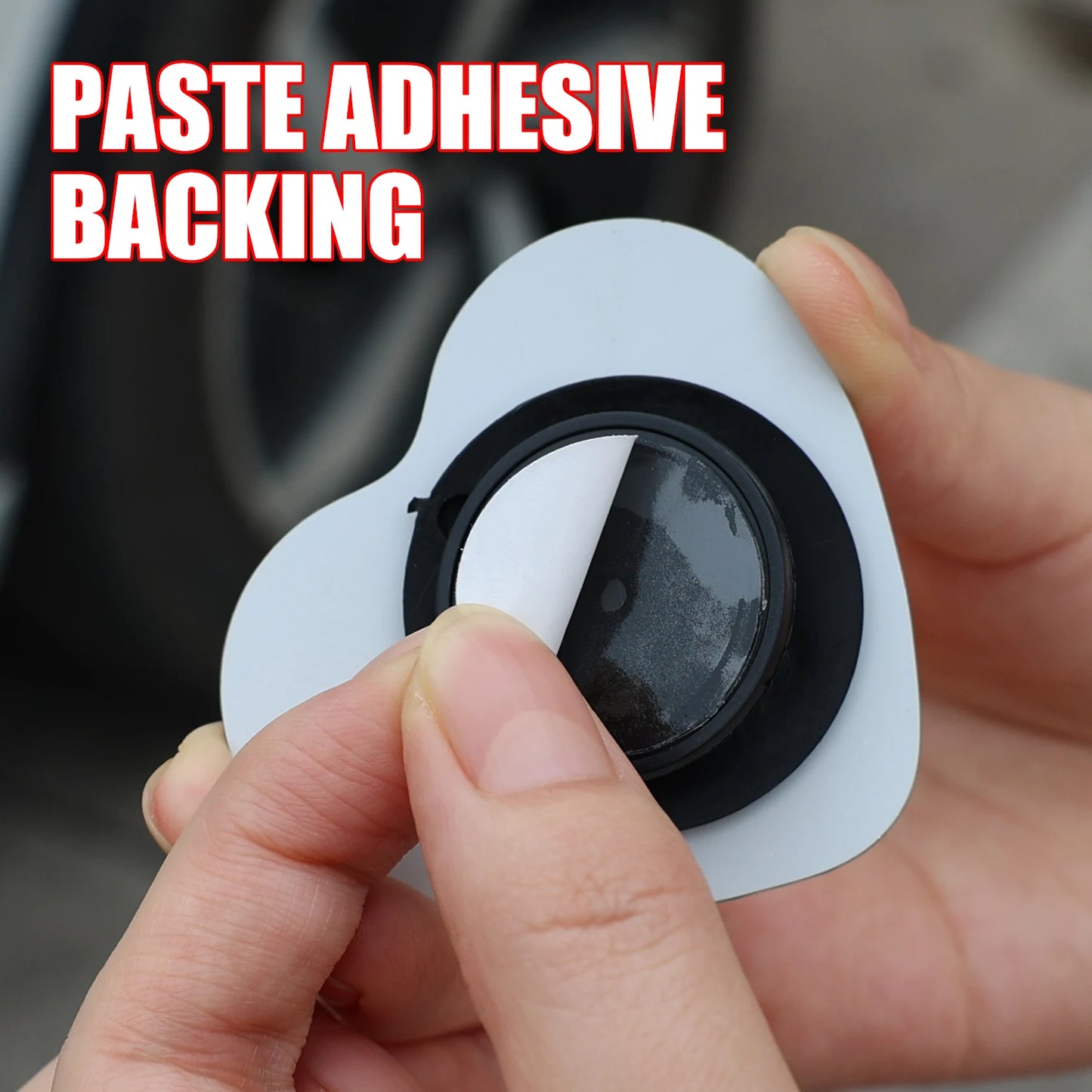 New Adjustable Heart Shaped Car Reversing Aid Rearview Convex Mirror Car Blind Spot Rearview Mirror 360 Degree 2PCS/SET