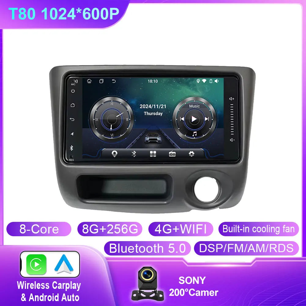 Android Car Stereo for Toyota Vitz, Yaris & Echo (1999–2005) — CarPlay, Android Auto, GPS Navigation