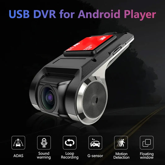ADAS Car DVR Dash Cam USB 720P for Android Car Player