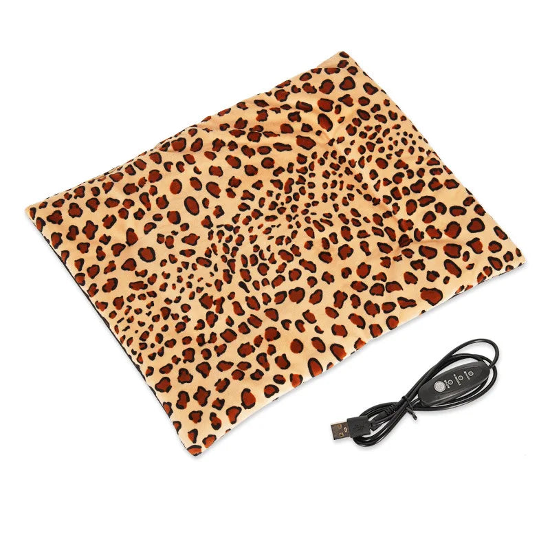 Waterproof Heated Pet Mat - Adjustable Temperature Plush – photo 6