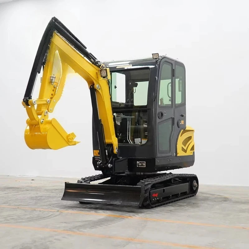 Free Shipping Mini Excavators 2 Ton R330 Kubota EPA Engine Small Digger With Cab Micro Excavator Machine For Sale