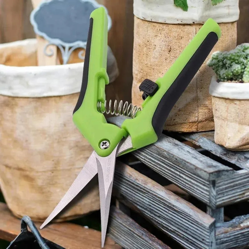 Garden Pruning Shears – Non-Slip Stainless Steel Flower, Fruit & Vegetable Scissors